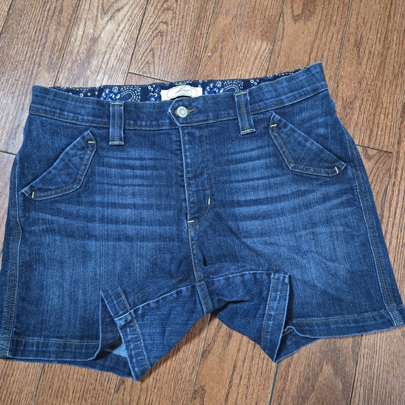 Levi's Dark Blue Jean Shorts for Women - Picture 5 of 6
